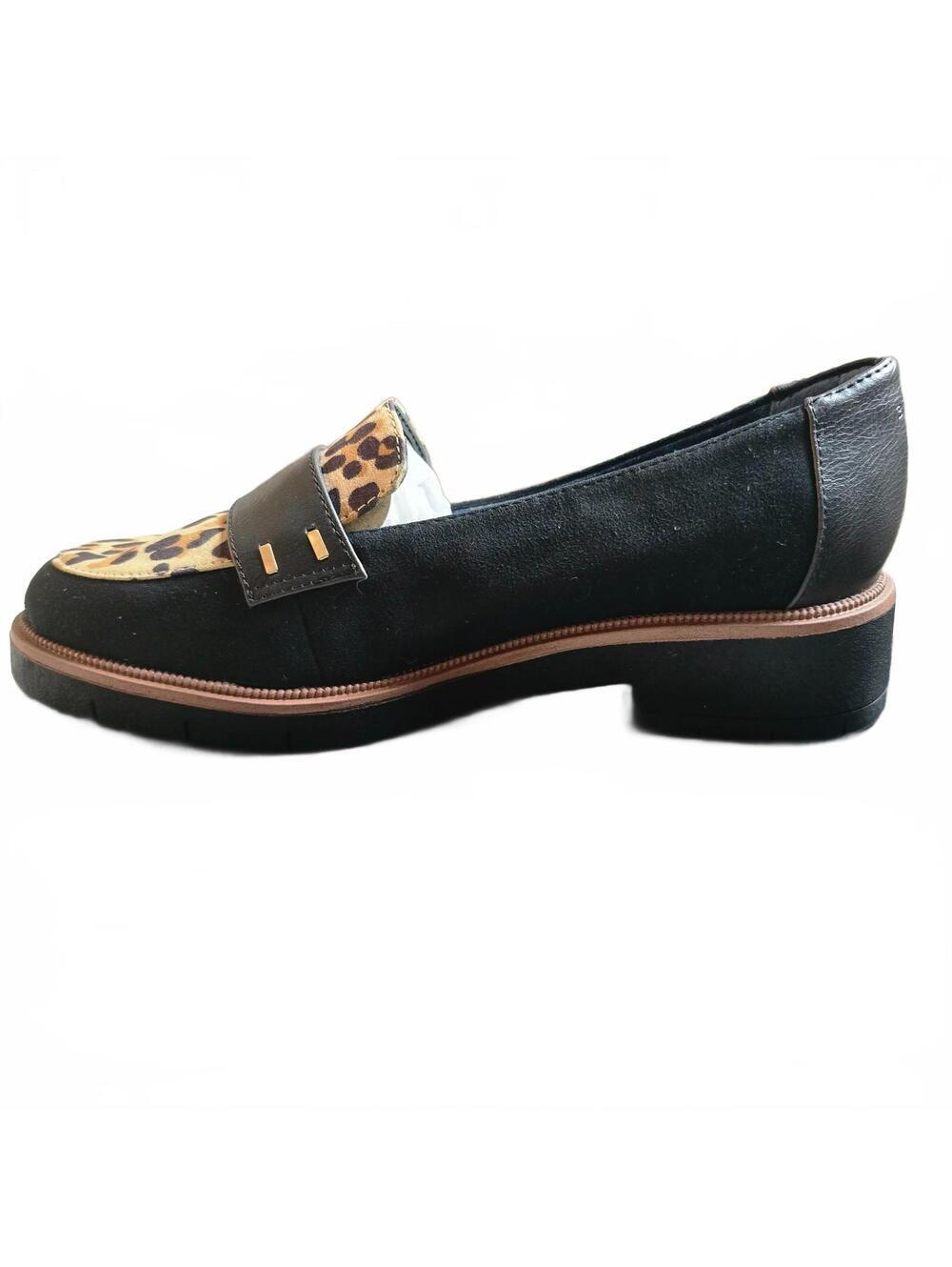 Dr. Scholl’s Grow Up Tan Black Leopard Comfort loafers Women’s Size 6.5M - Picture 3 of 7
